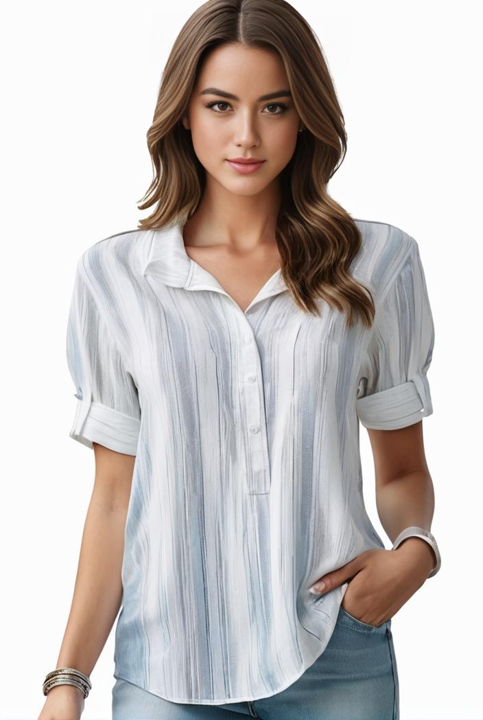 plus size elegant blouse women s plus solid contrast lace ribbed puff sleeve v neck shirt top 109200