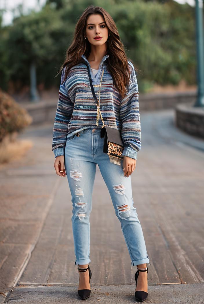 ripped light blue skinny jeans with frayed distressed legs 115455