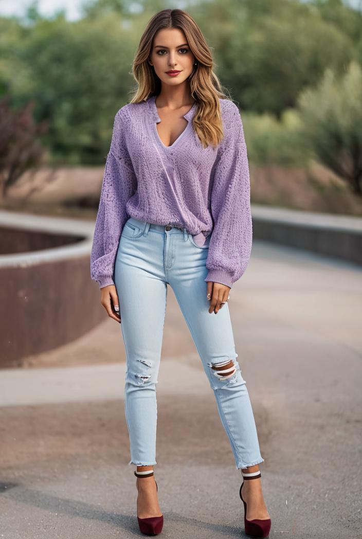 ripped light blue skinny jeans with frayed distressed legs 115456