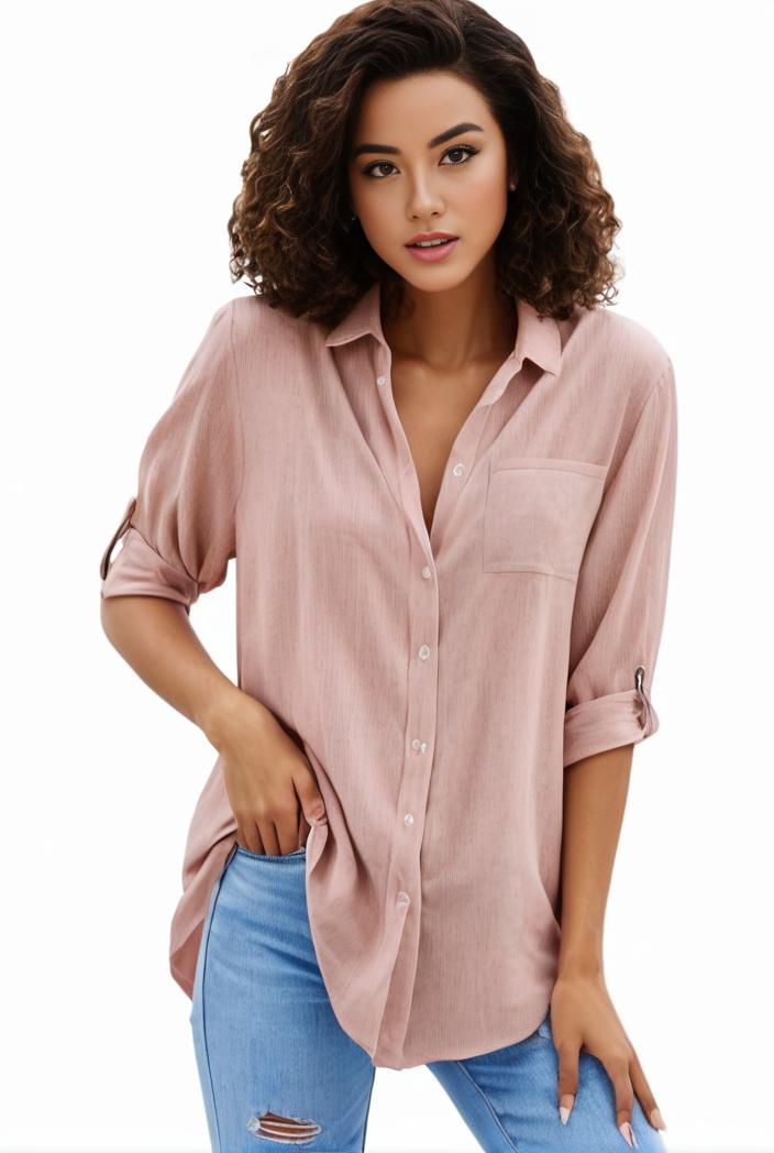 plus size formal shirt women s plus plain long sleeve turn down collar button up workwear shirt 110630