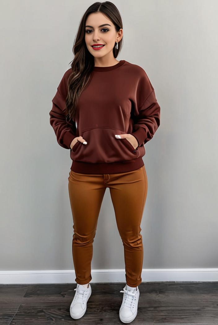 casual drawstring pants and hoodie combo set for women 131907