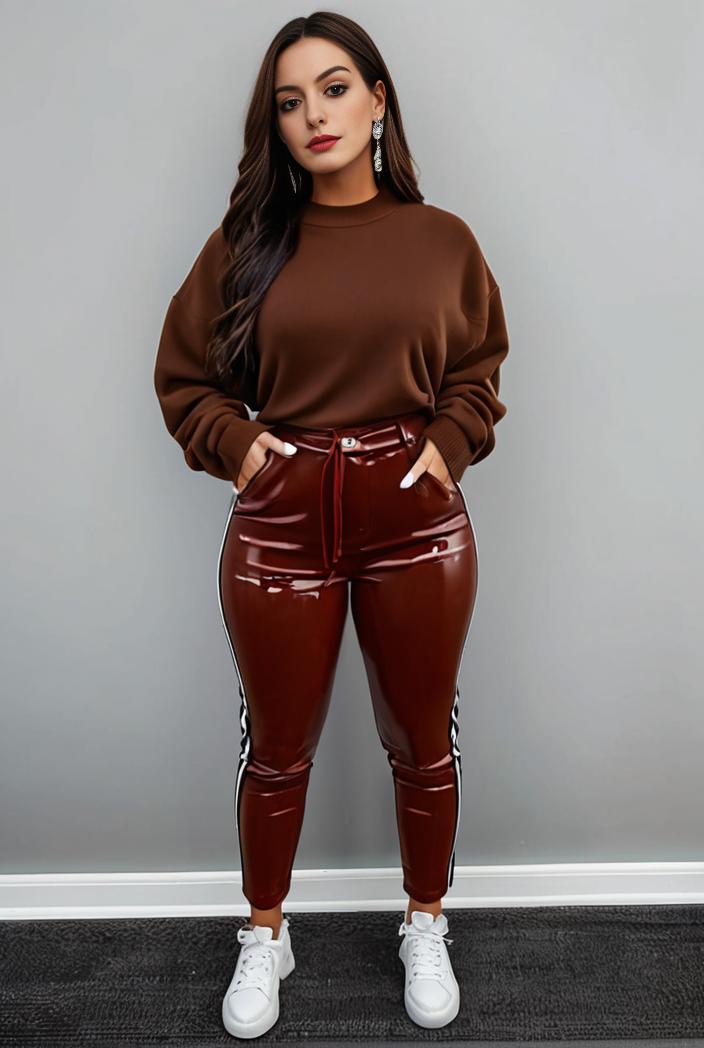casual drawstring pants and hoodie combo set for women 131910
