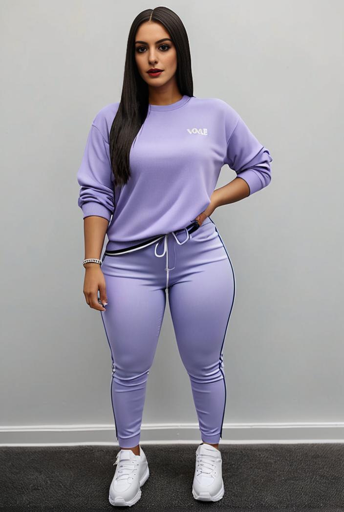 casual drawstring pants and hoodie combo set for women 131922