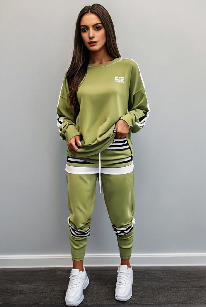 casual drawstring pants and hoodie combo set for women 131930