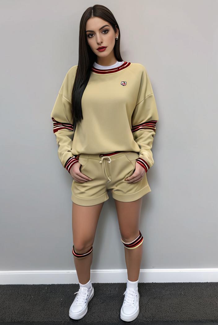 casual drawstring pants and hoodie combo set for women 131932