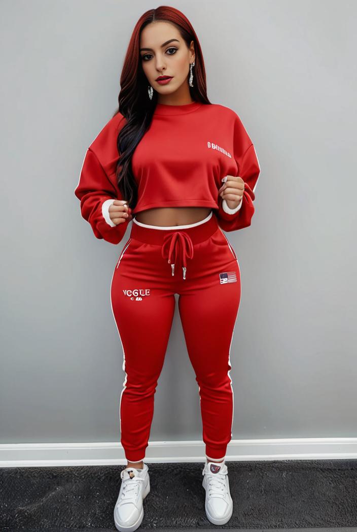 casual drawstring pants and hoodie combo set for women 131942