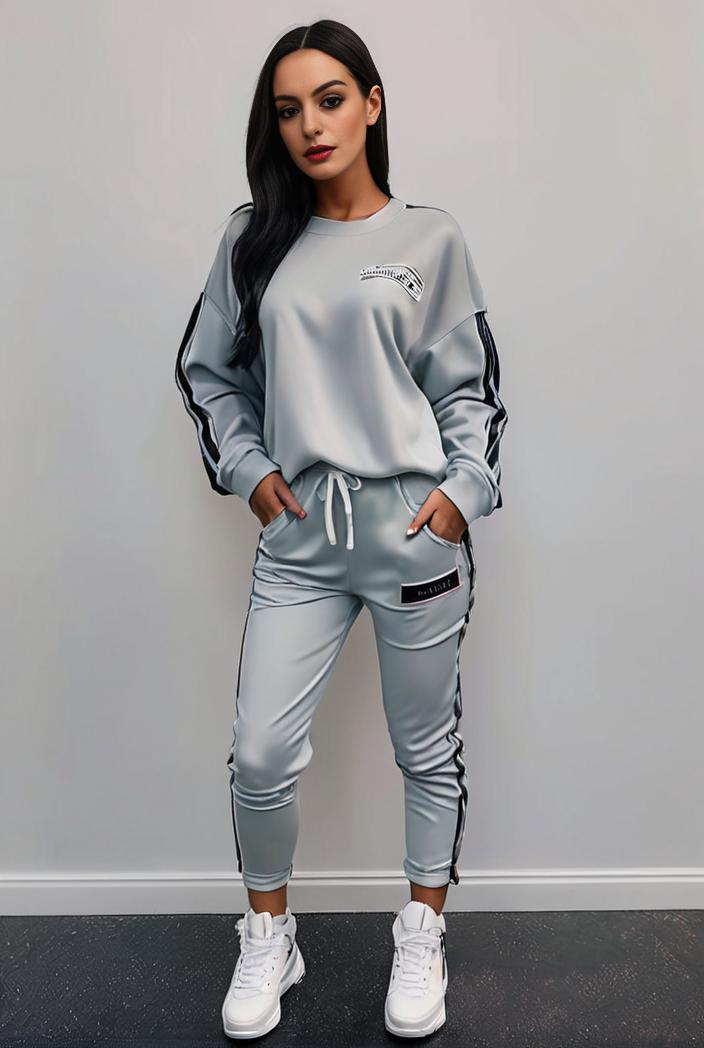 casual drawstring pants and hoodie combo set for women 131953