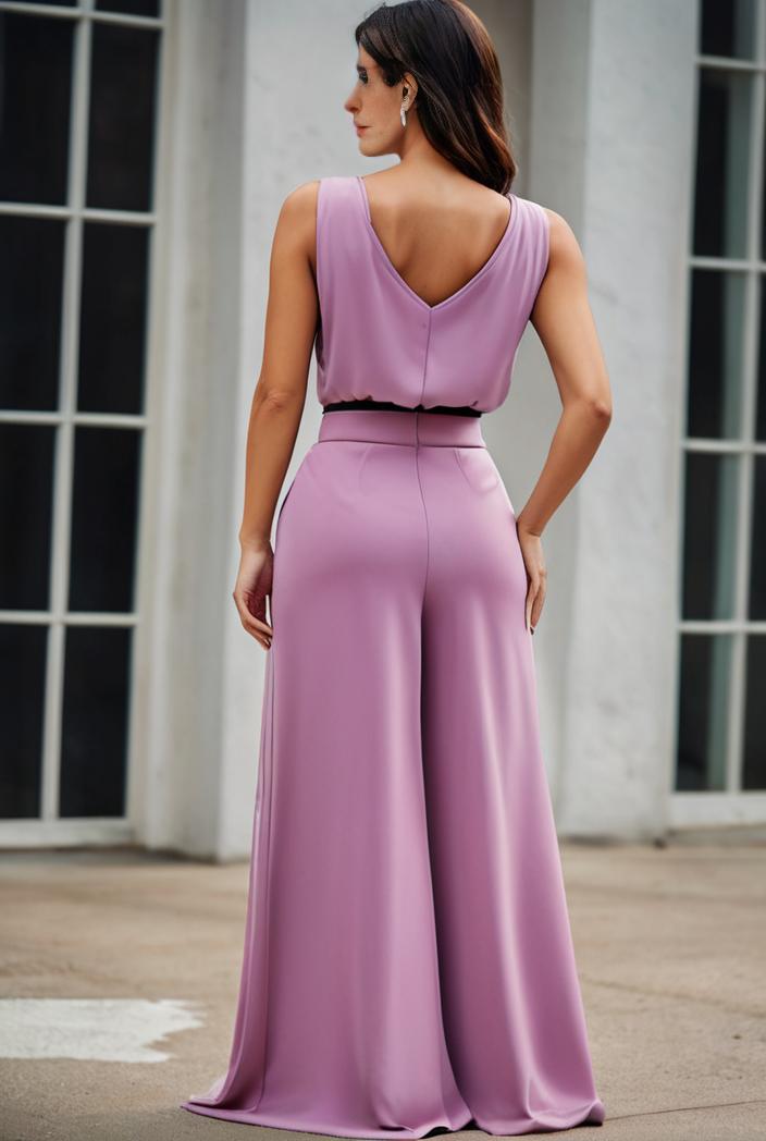 plus size shiny v neck side slit formal evening dress 101732