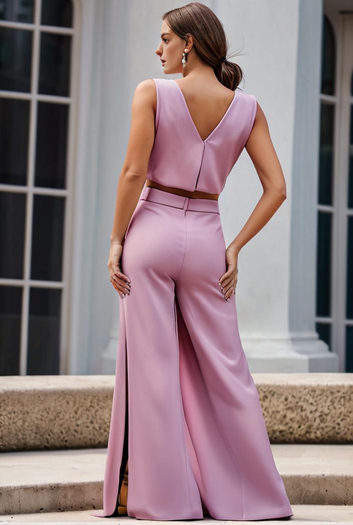 plus size shiny v neck side slit formal evening dress 101734