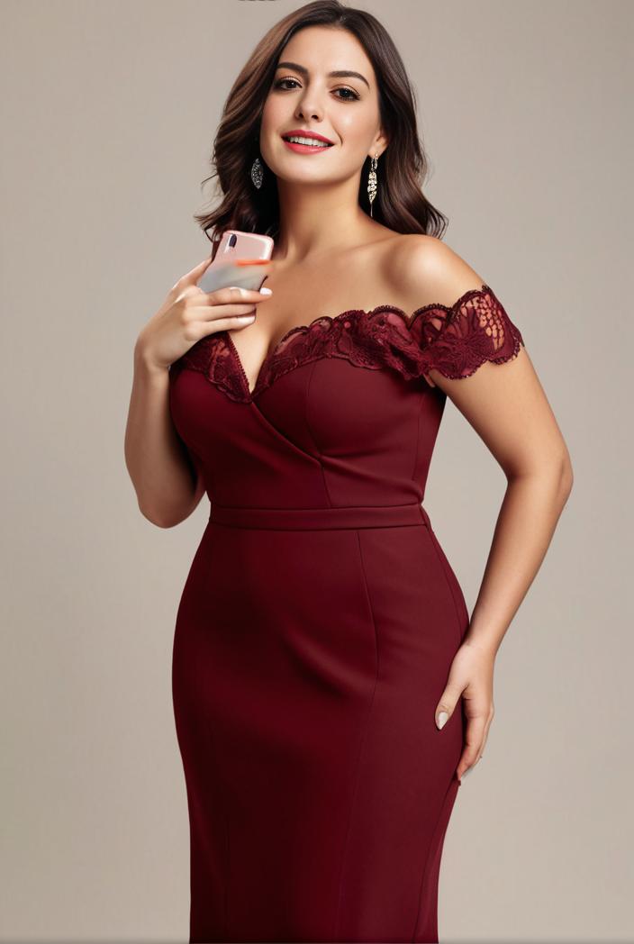 stylish plus size bodycon deep v neck sequin evening dress 107004
