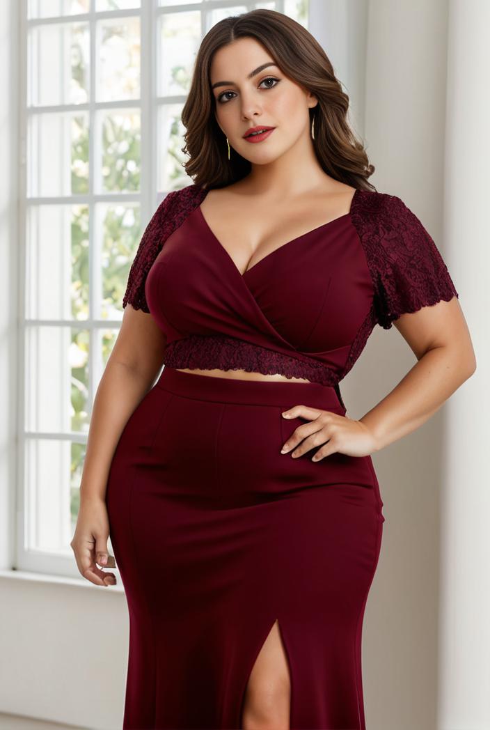 deep v neck sequin short sleeve high side front slit mother of the bride dress 111416