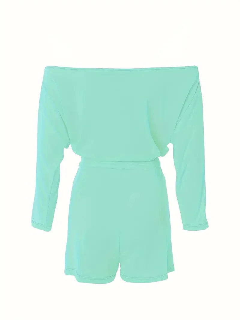 Stylish Off Shoulder Summer Jumpsuit for Women