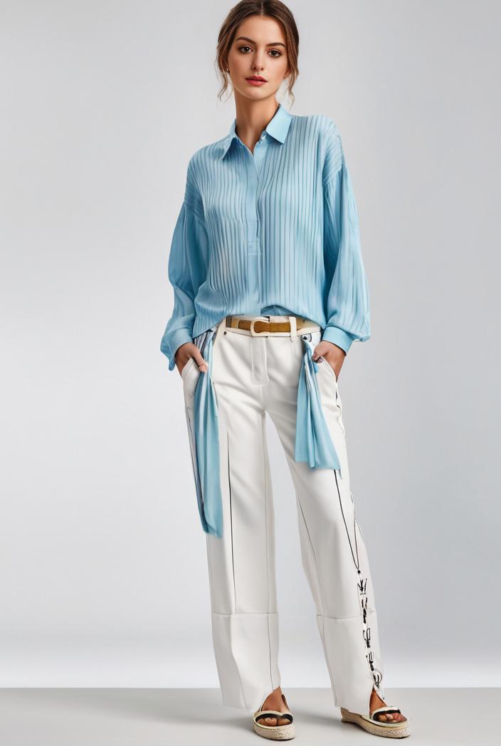 pleated high waist commuting temperament maxi dress 116915