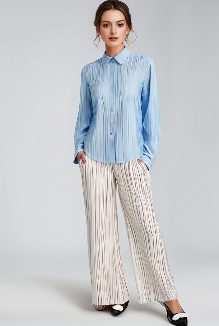 pleated high waist commuting temperament maxi dress 116917