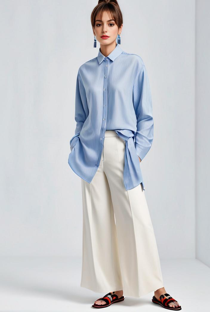 pleated high waist commuting temperament maxi dress 116921