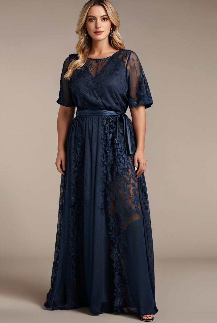 plus size floor length formal evening gowns for weddings 118363