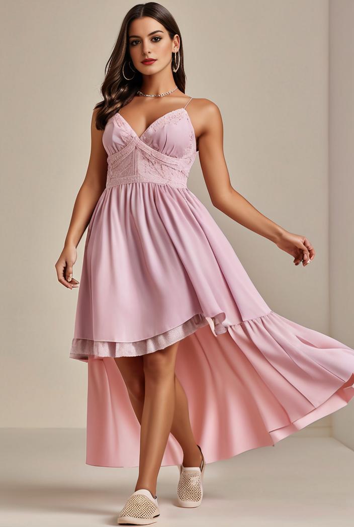 plus size sequin high low deep v neck tulle evening dresses 120065