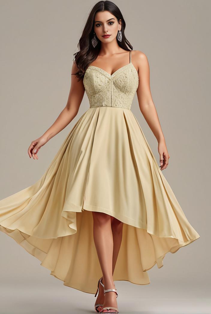 sleeveless v back tulle high low sequin appliques evening dresses 124650