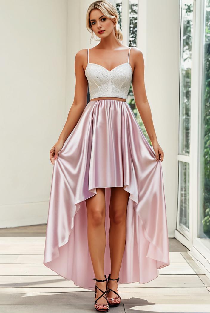 sleeveless v back tulle high low sequin appliques evening dresses 124675