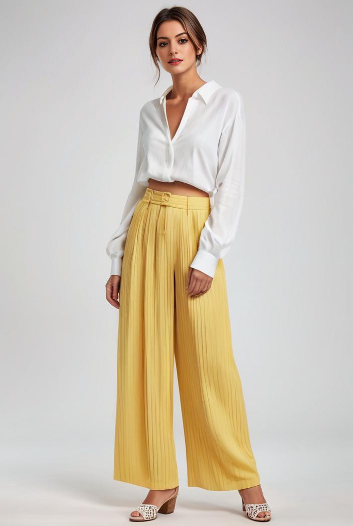 pleated high waist commuting temperament maxi dress 135550