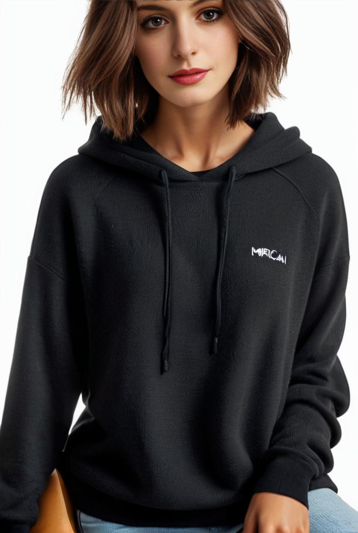 plus size casual hoodie women s plus solid ribbed long sleeve slight stretch hoodie drawstring sweatshirt 136514