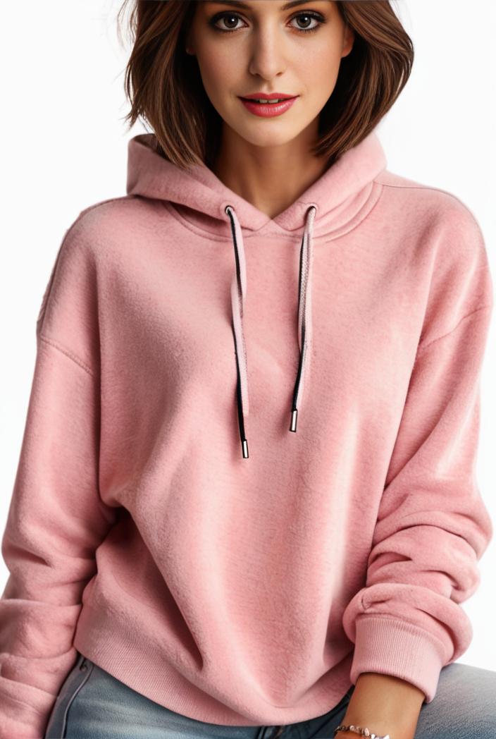 plus size casual hoodie women s plus solid ribbed long sleeve slight stretch hoodie drawstring sweatshirt 136524