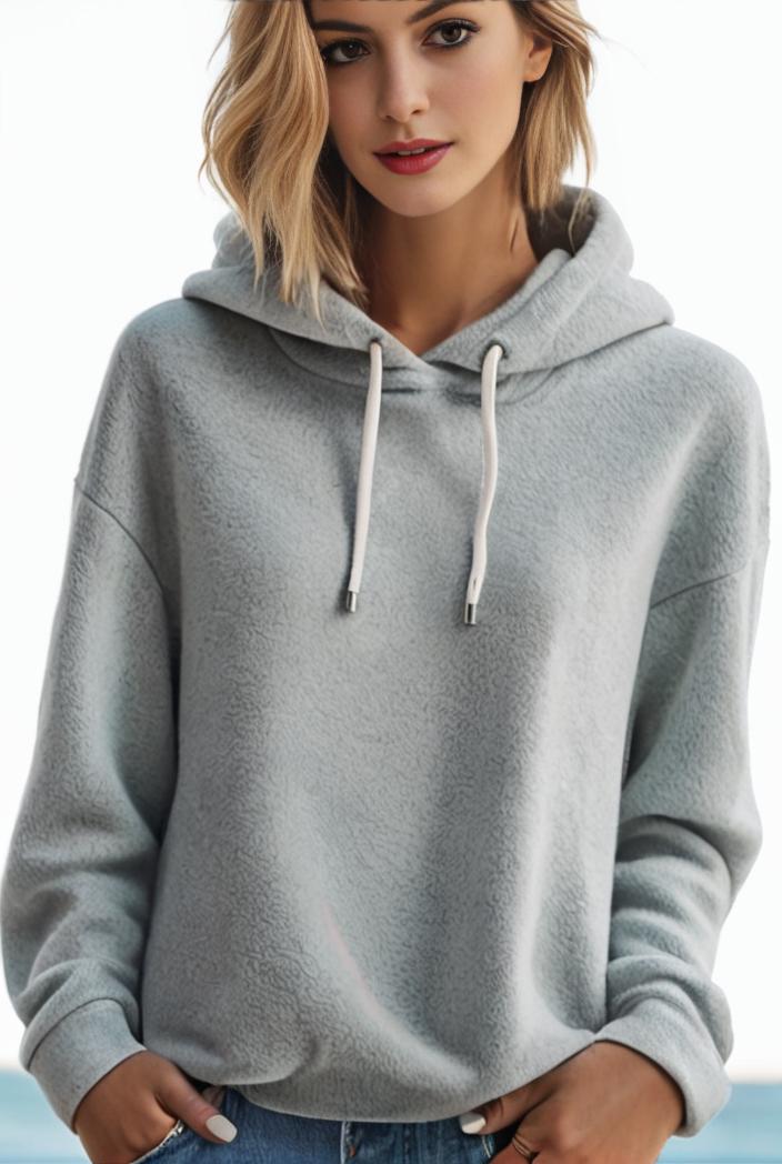 plus size casual hoodie women s plus solid ribbed long sleeve slight stretch hoodie drawstring sweatshirt 136531