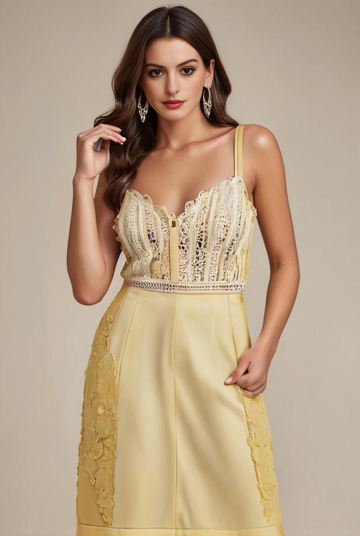 sleeveless v back tulle high low sequin appliques evening dresses 143254