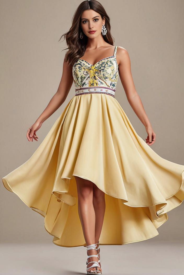 sleeveless v back tulle high low sequin appliques evening dresses 143273