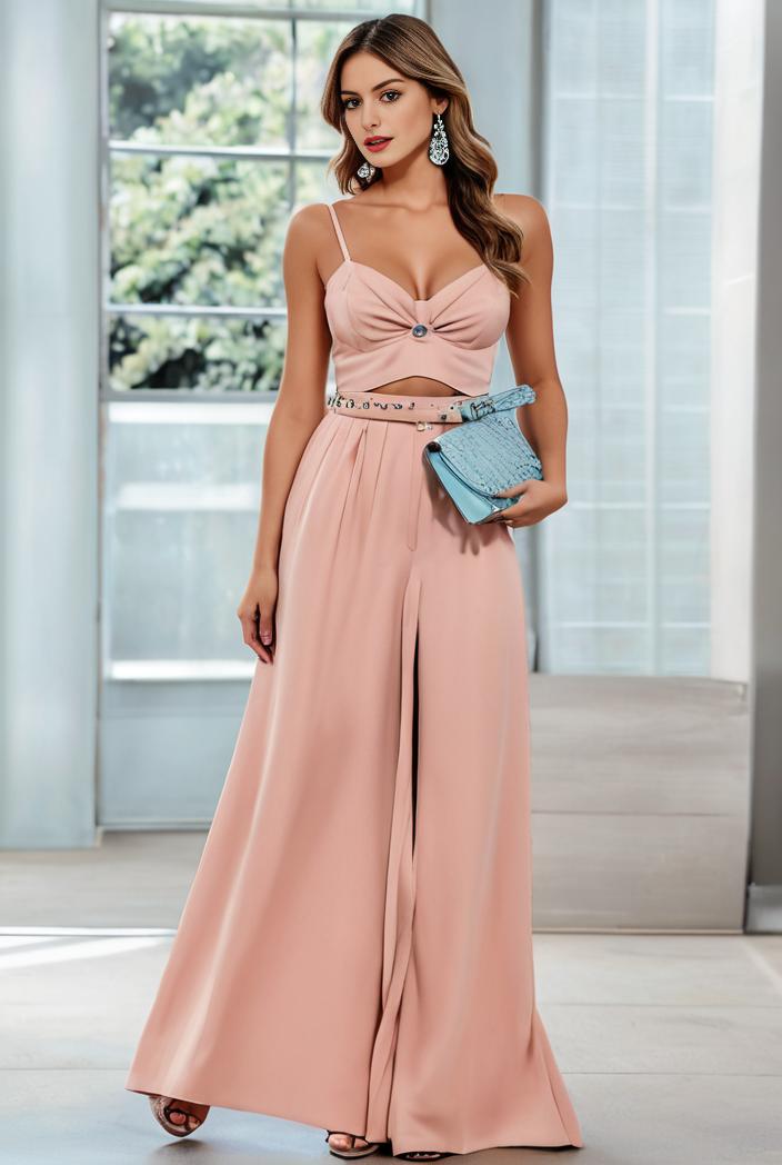 convertible chiffon lace open back spaghetti straps bridesmaid dress 147749