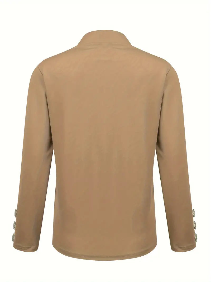 Sophisticated Office Blazer with Stylish Button Detail