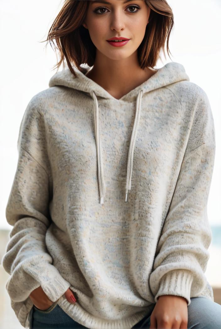 plus size casual hoodie women s plus solid ribbed long sleeve slight stretch hoodie drawstring sweatshirt 105133