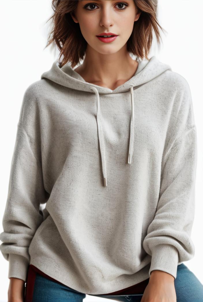 plus size casual hoodie women s plus solid ribbed long sleeve slight stretch hoodie drawstring sweatshirt 105134