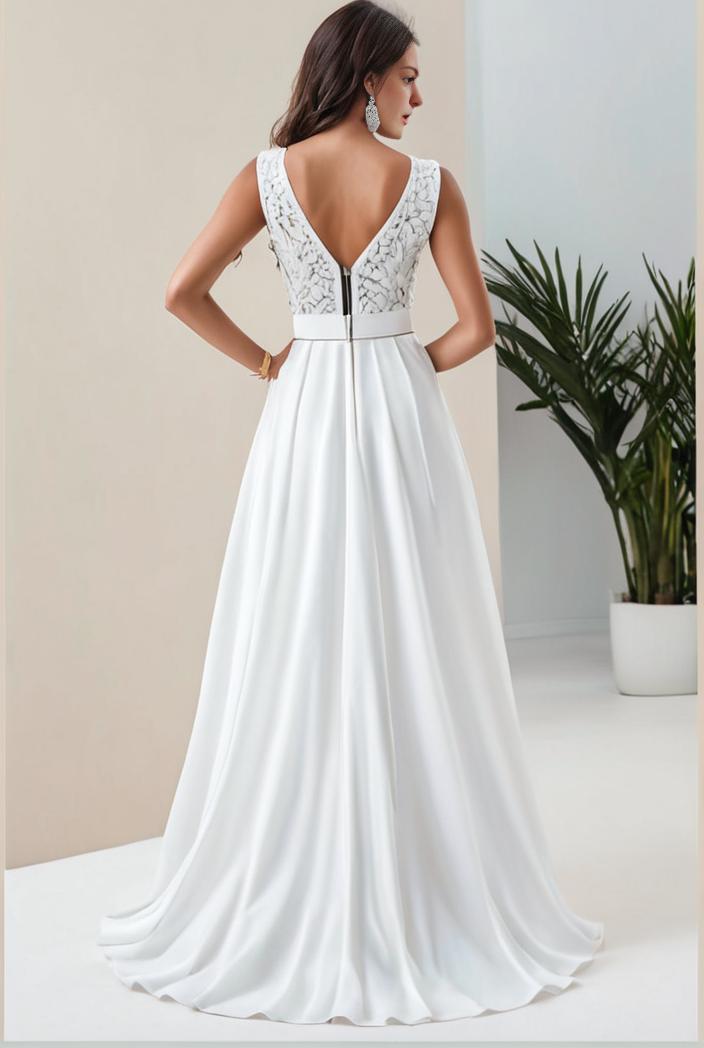 plus size sequin high low deep v neck tulle evening dresses 107287