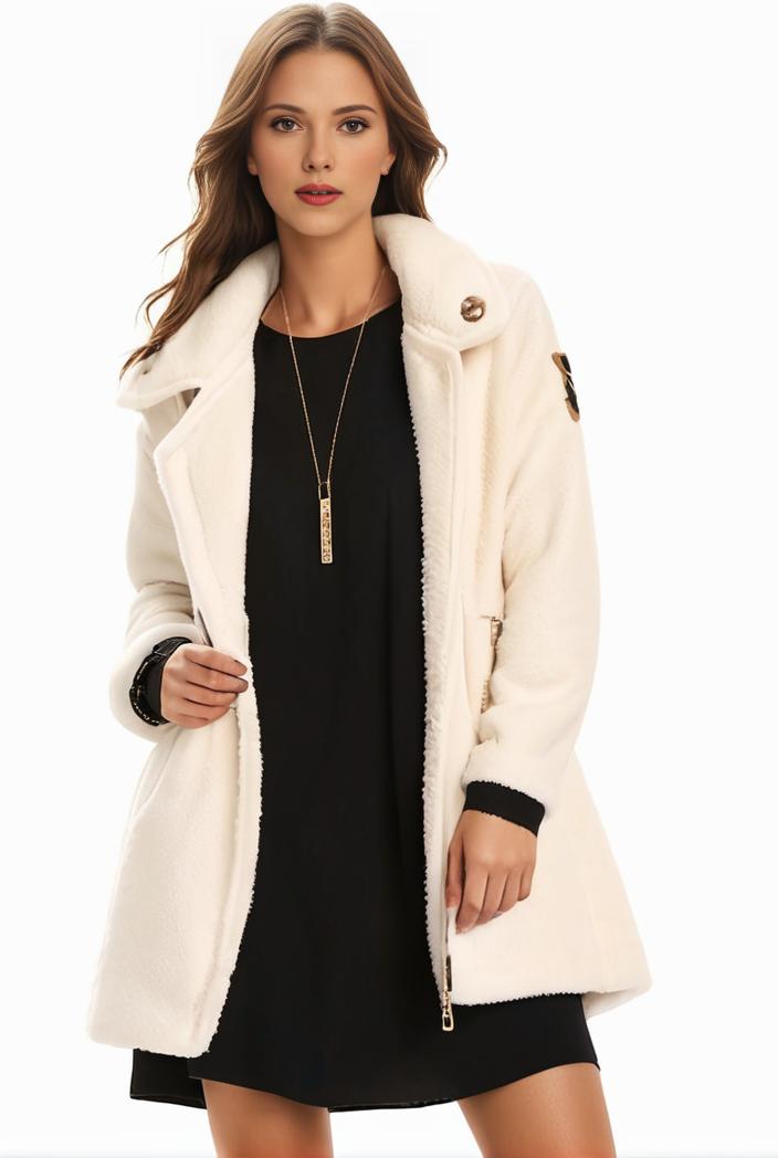 cozy winter teddy coat for women 105462