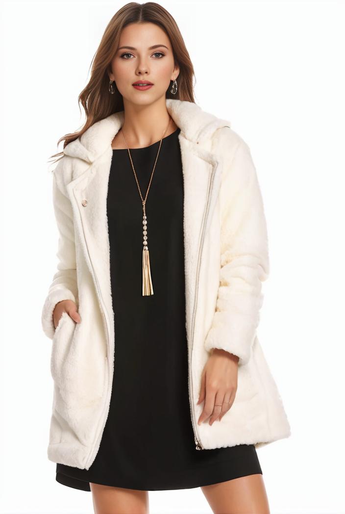 cozy winter teddy coat for women 105467