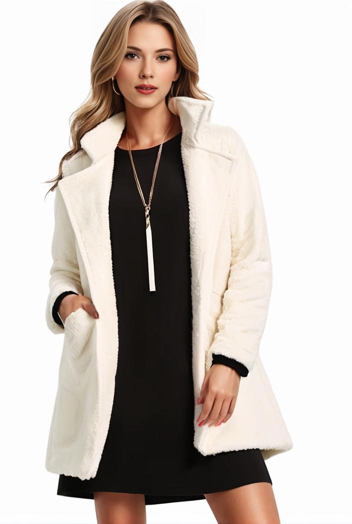 cozy winter teddy coat for women 105468