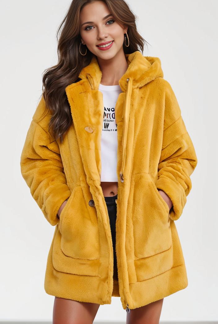 cozy winter teddy coat for women 105492