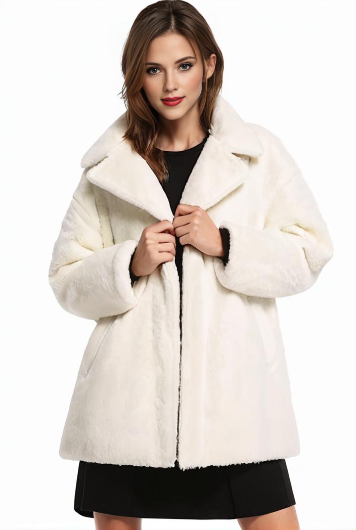 cozy winter teddy coat for women 105524