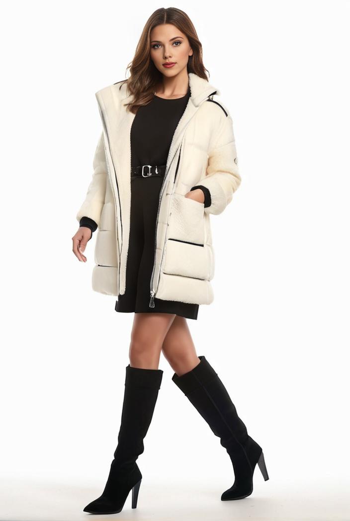 cozy winter teddy coat for women 105535