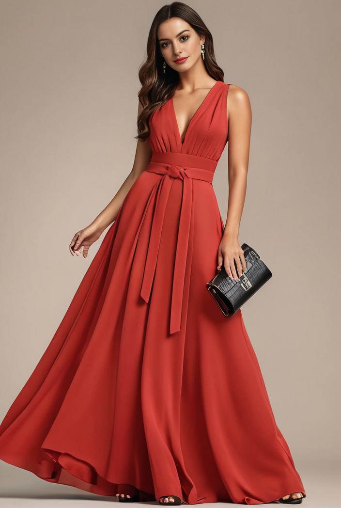 convertible chiffon lace open back spaghetti straps bridesmaid dress 116204