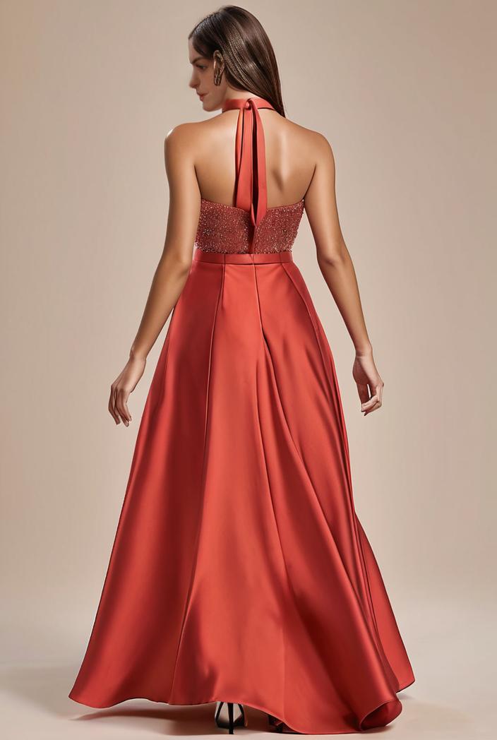 convertible chiffon lace open back spaghetti straps bridesmaid dress 116215