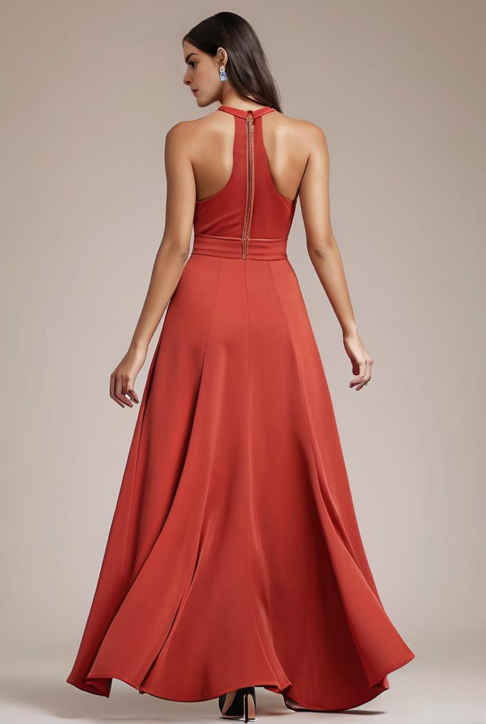 convertible chiffon lace open back spaghetti straps bridesmaid dress 116216