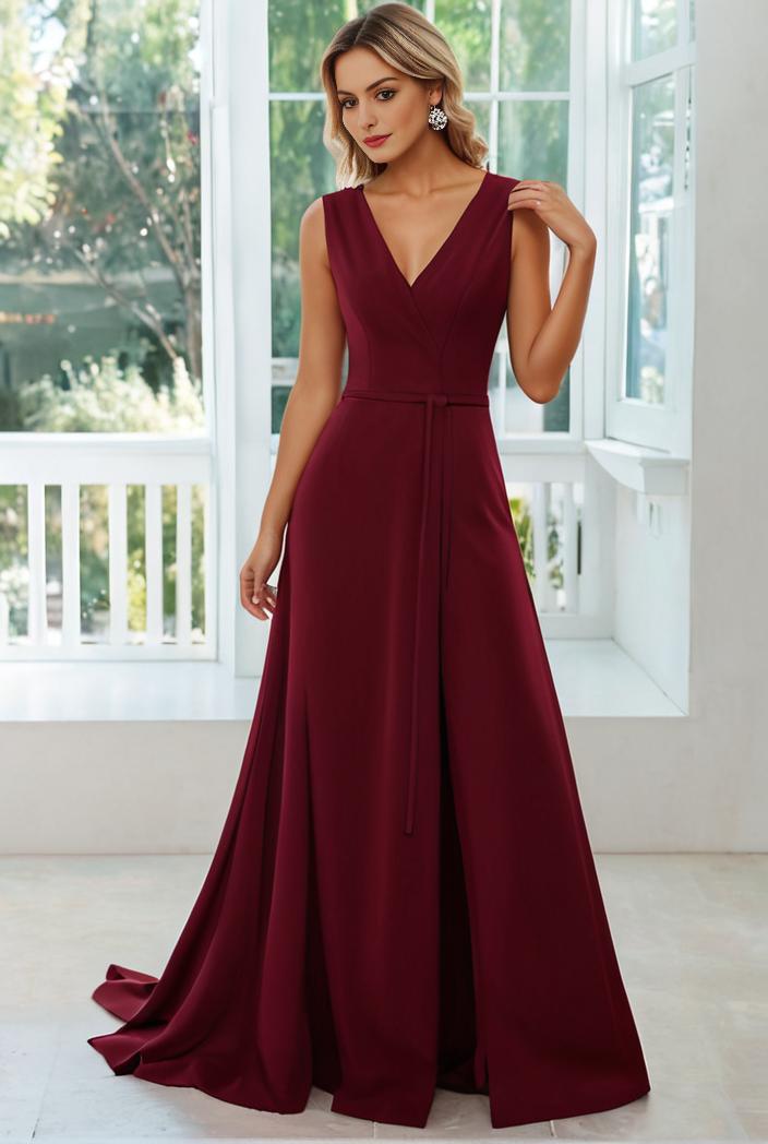 convertible chiffon lace open back spaghetti straps bridesmaid dress 116260