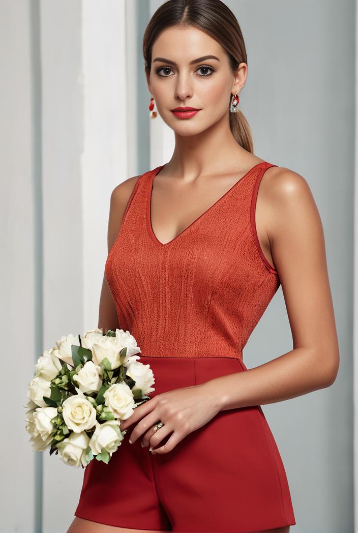deep v neck lace chiffon bridesmaid dress with asymmetrical hem 116876