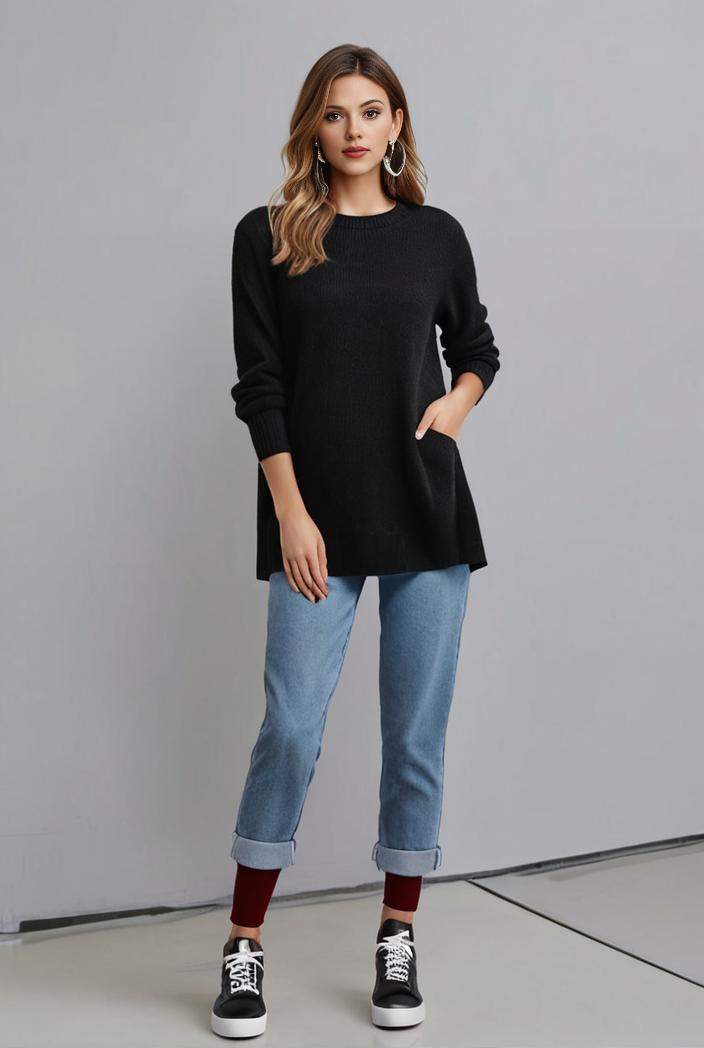lapel neck blazer with button front stylish long sleeve jacket for office work women s apparel 116246