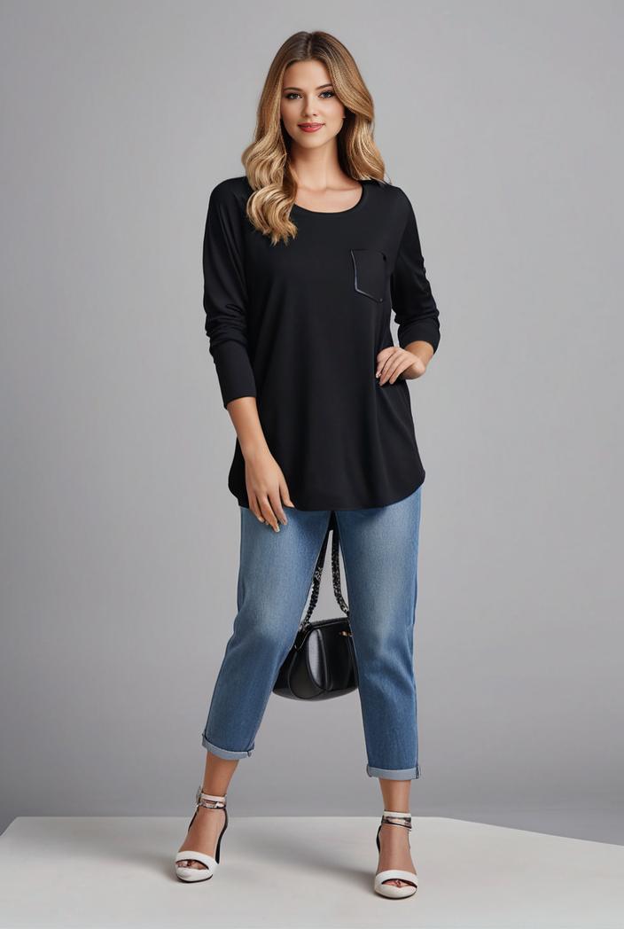 lapel neck blazer with button front stylish long sleeve jacket for office work women s apparel 116247