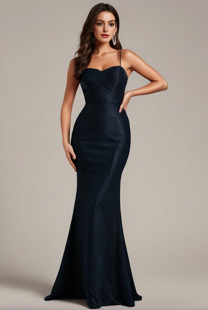 glitter spaghetti strap u veck open back bodycon stretchy evening dress 120939