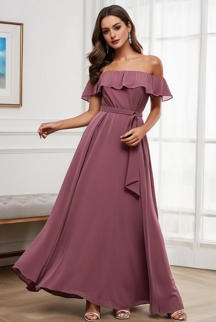 off shoulder spaghetti strap a line maternity dress 122569