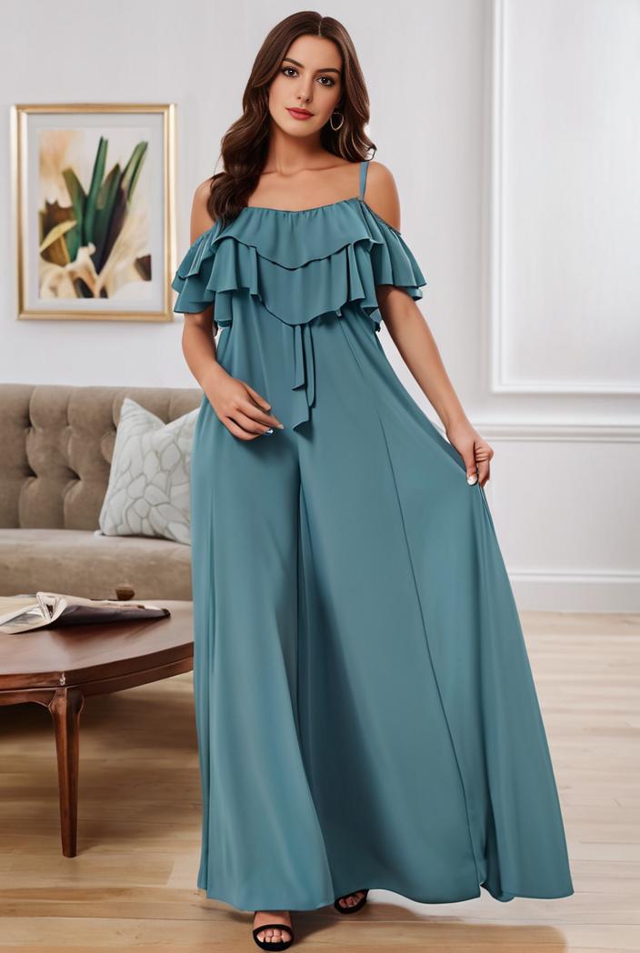 off shoulder spaghetti strap a line maternity dress 122581